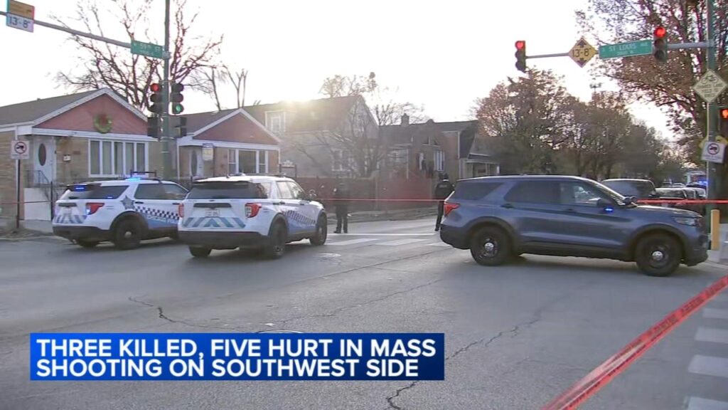 3 killed, 5 wounded in mass shooting on Chicago’s Southwest Side – CBS News