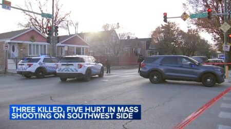 3 killed, 5 wounded in mass shooting on Chicago’s Southwest Side – CBS News