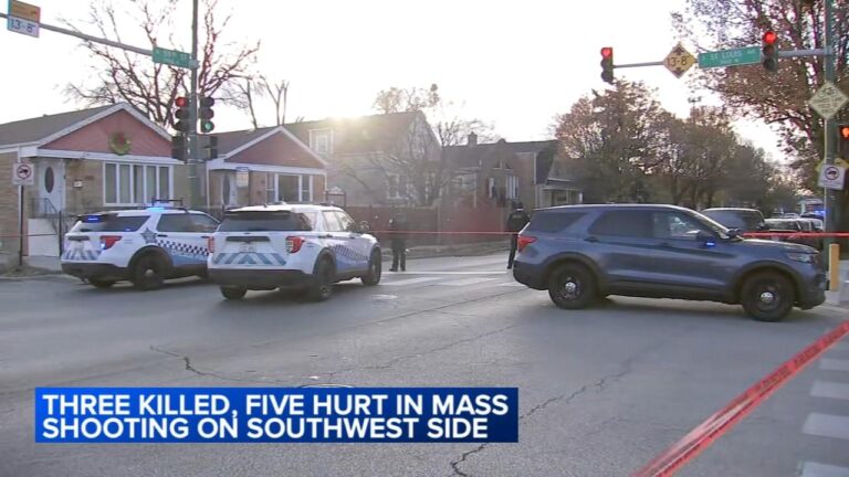 3 killed, 5 wounded in mass shooting on Chicago’s Southwest Side – CBS News