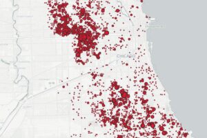 Map shows where 1 killed, 15 wounded in Chicago shootings from New Year’s Eve night through New Year’s Day morning – CBS News