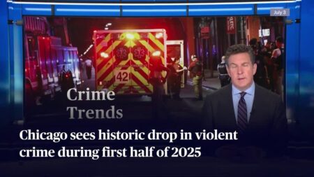 Violent crime in Chicago plummets in first half of 2025, mayor says – WGN-TV