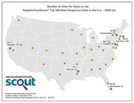 Which U.S. Cities Are the Most Dangerous? – Security.org