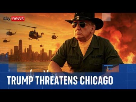 Trump Downplays Post Threatening Chicago, Saying He Wants to ‘Clean Up’ City – The New York Times