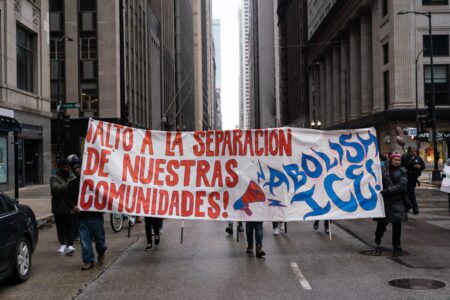 ICE protests erupt in Chicago area as 800 reported arrested in raids – USA Today